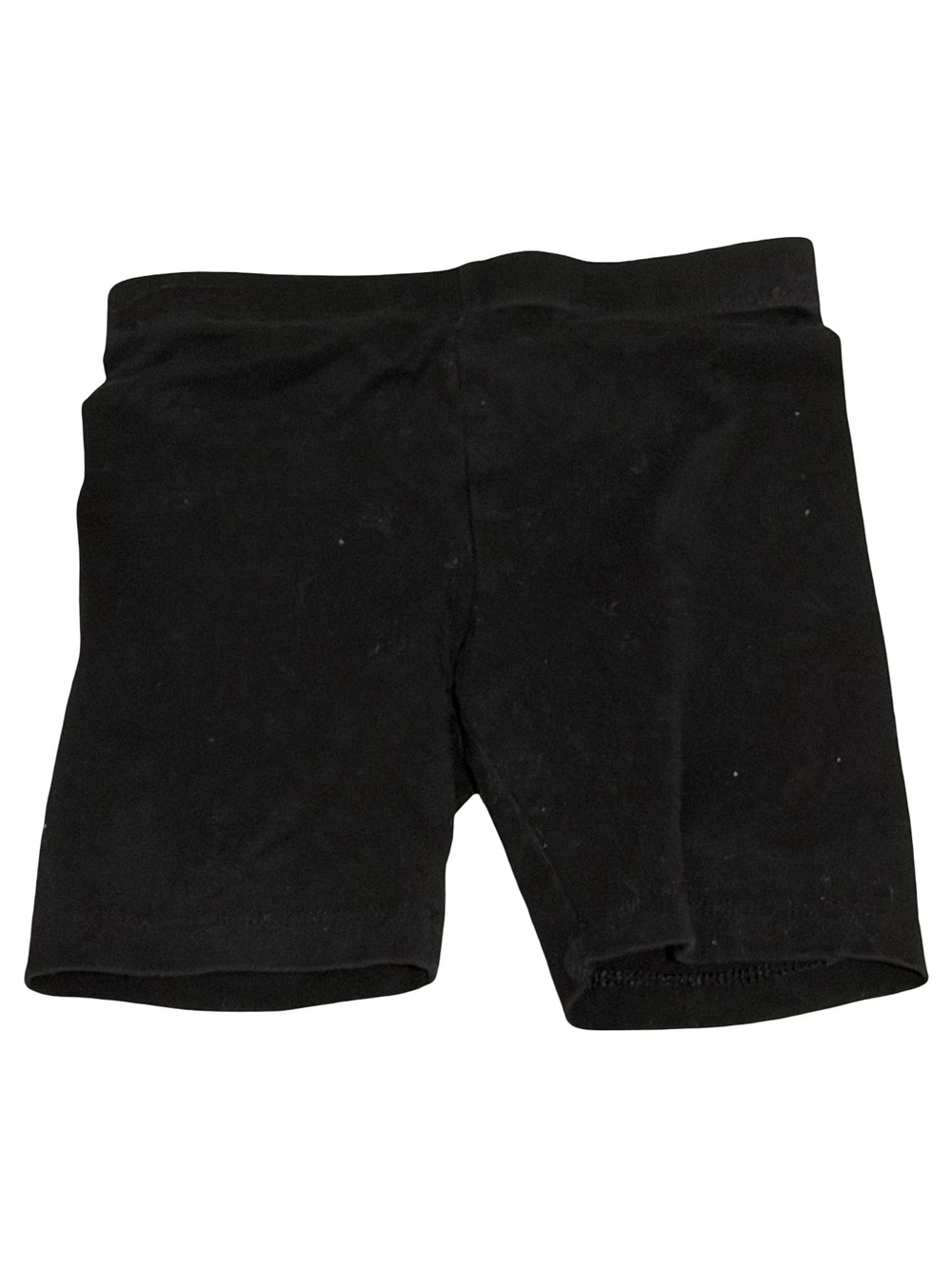 Wonder Nation Girls Black Cotton Stretch Bike Shorts Size S 6-6X